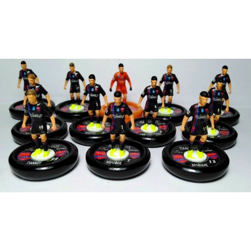 Subbuteo Andrew Table Soccer Panionios 2013-2014 away kit on WSB Professional Bases
